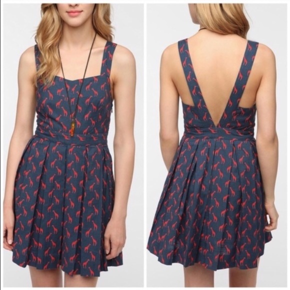 Urban Outfitters Dresses & Skirts - Urban Outfitters Cooperative red giraffe dress